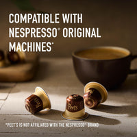 Peet's Coffee, Medium Roast Espresso Capsules, Compatible with Nespresso Original Machine, 100% Arabica Coffee - Crema Scura Intensity 9, 50 Count (5 Boxes of 10 Espresso Capsules)