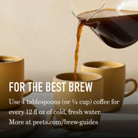 Peet's Coffee, Dark Roast Whole Bean Coffee, 100% Arabica Coffee - Major Dickason's Blend 18 Ounce Bag