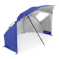 Sport-Brella Super-Brella UPF 50+ Sun & Rain Canopy Umbrella – 8-Foot Beach, Sports & Camping Shelter