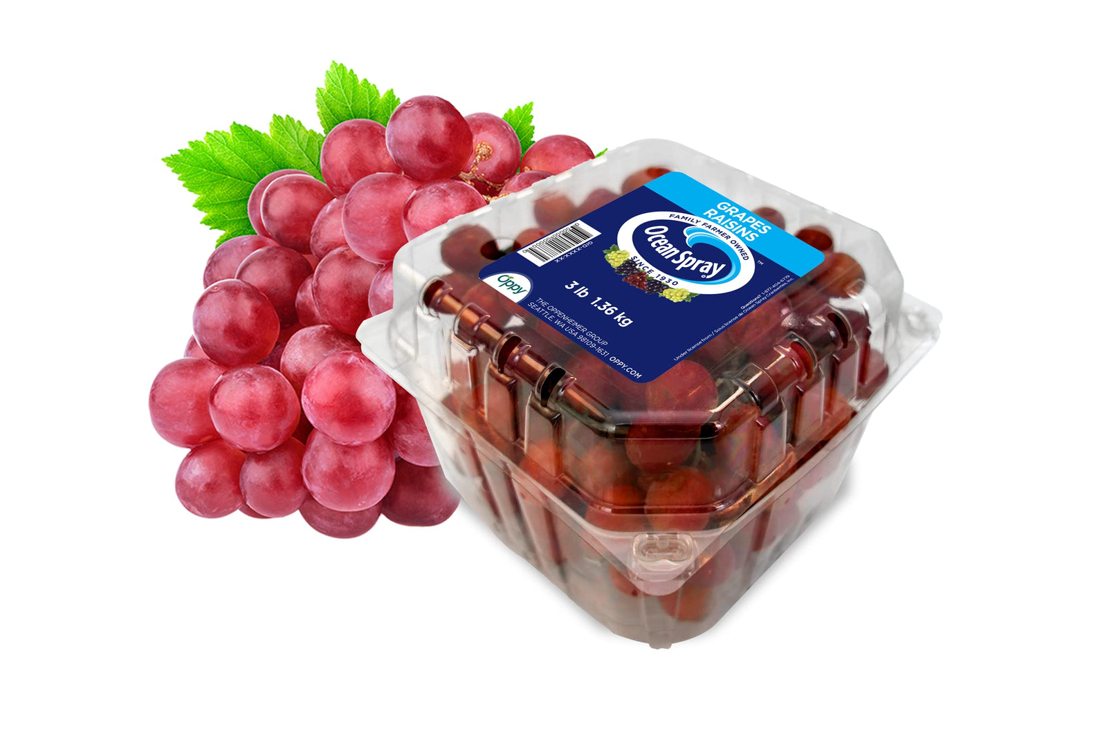 Red Seedless Grapes, 3 Lb