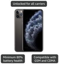 Apple iPhone 11 Pro Max, 64GB, Space Gray - Unlocked (Renewed)
