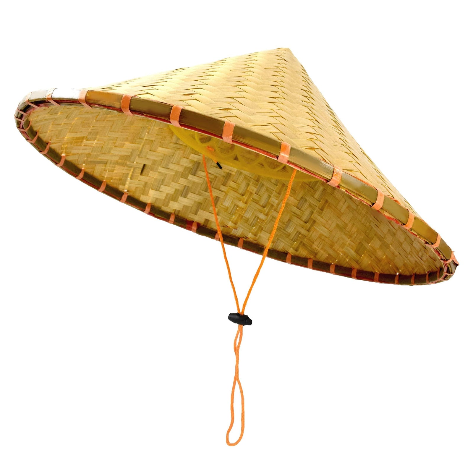 Outdoor Shaping Chinese Rice Bamboo Hat for Men, Asian Straw Sun Hats for Farmer Patty, Samurai, Helloween, Cospaly
