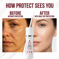 Healthy Skin Lab Protect Tinted Moisturizer SPF 50, Sheer Universal Tint, Lightweight Hydrating Mineral Sunscreen for Face, Hyaluronic Acid, Broad-Spectrum Daily SPF, Dermatologist-Tested, 1.8 oz