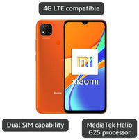 Xiaomi Redmi 9C - Smartphone 6.53 ", 3 GB + 64 GB, Dual Sim, Android 10.0, Arancione (Sunrise Orange)