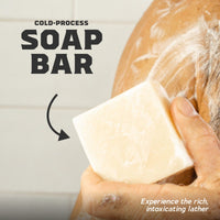 Dr. Squatch Natural Men’s Bar Soap - Cold Process Body Soap Bar with Natural Oils - Gifts for Men - Birchwood Breeze, Fresh Falls & Wood Barrel Bourbon (5 oz, 3-Pack)