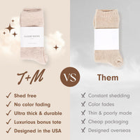Unboxme Gifts Ultra-Luxe Cloud Socks for Women and Men - Warm, Super Soft, Cozy Everyday Sleep Socks