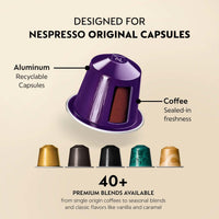 Nespresso Capsules Original Line, Ispirazione Variety Pack, Mild, Medium, Dark Roast Espresso Coffee, 50 Count Espresso Coffee Pods