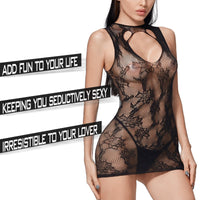 Famstar Sexy Lingerie for Women Naughty Fishnet Lingerie Set Bodysuit Outfits Teddy Babydoll Erotic Mesh Women’s Outfits