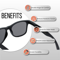 UV Protection Sunglasses Men & Women – Lightweight & Durable Unisex 80’s Retro Shades with Flexible Hinges, Bulk 10-Pack