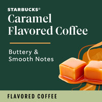 Starbucks K-Cup Coffee Pods, Caramel Flavored, 40 Count