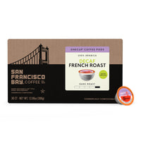 San Francisco Bay Decaf K-Cup Coffee Pods, Decaf French Roast (36 ct), Dark Roast, Commercially Compostable Single-Serve Coffee Pods, Swiss Water Process