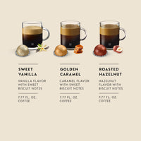Nespresso Capsules Vertuo, Barista Flavored Pack, Medium Roast Coffee, 30 Count Coffee Pods, Brews 7.8oz.