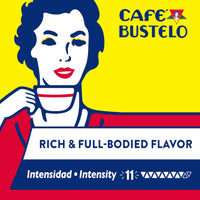 Café Bustelo Espresso Capsules, Nespresso OriginalLine Compatible, 40 Count