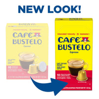 Café Bustelo Espresso Capsules, Nespresso OriginalLine Compatible, 40 Count