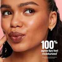 REVLON Super Lustrous Glass Shine Balm, Sheer Glossy Tinted Lip Balm, Hydrating Formula with Hyaluronic Acid, Aloe & Rose Quartz, 008 Rum Raisin, 0.11 oz