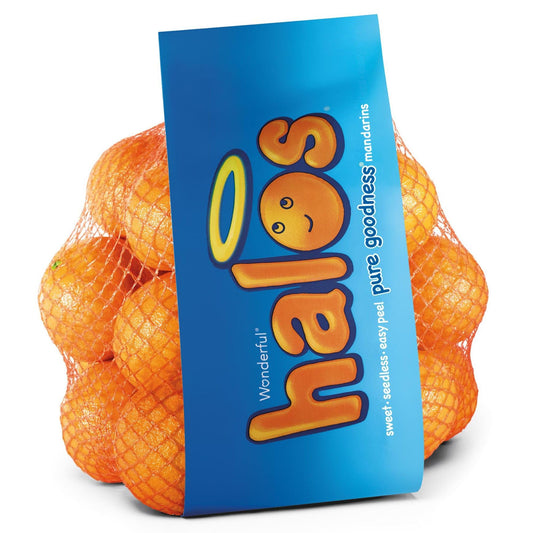 Wonderful Halos Mandarins, Sweet, Seedless, Easy Peel Mandarin Oranges - Healthy Food, Fresh Fruit, 3lb Bag