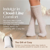 Unboxme Gifts Ultra-Luxe Cloud Socks for Women and Men - Warm, Super Soft, Cozy Everyday Sleep Socks