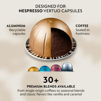 Nespresso Capsules Vertuo, Barista Flavored Pack, Medium Roast Coffee, 30 Count Coffee Pods, Brews 7.8oz.