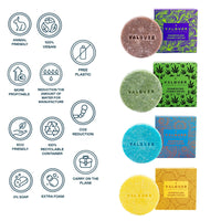 Valquer Exotic Sunrise Shampoo Bar (orange and papaya extract). Antioxidant, Moisturizing and Purifying. Soap free, No Plastics, natural shampoo 50g