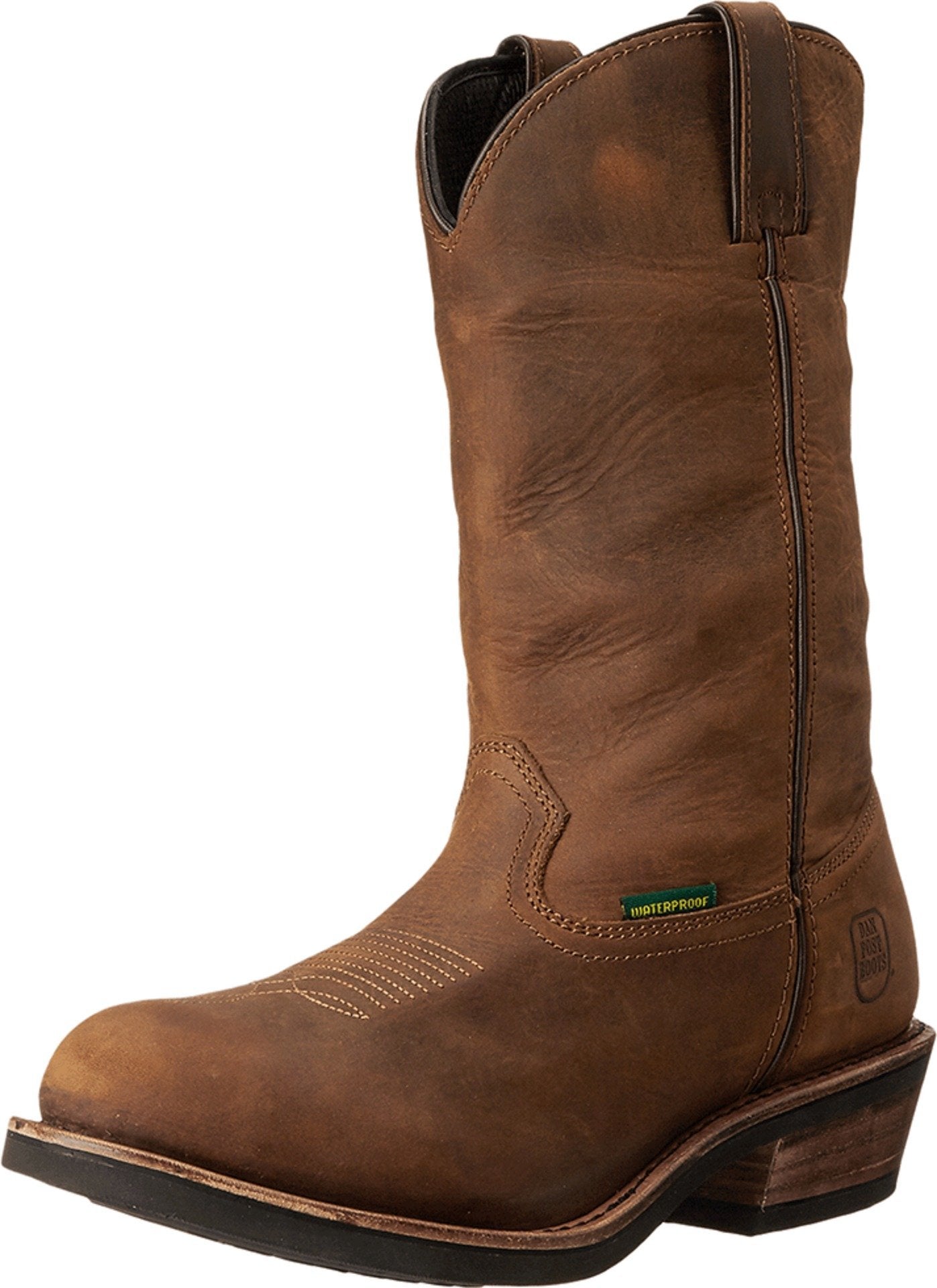 Dan Post Mens Albuquerque 12 Inch Waterproof Soft Toe Work Safety Shoes Casual - Brown - Size 11 D