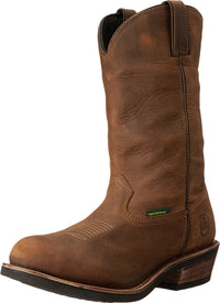 Dan Post Mens Albuquerque 12 Inch Waterproof Soft Toe Work Safety Shoes Casual - Brown - Size 11 D