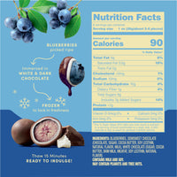 Tru Fru, Frozen, Blueberries In White And Dark Chocolate, 8 Ounce