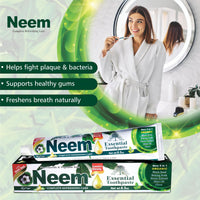Neem Essential Toothpaste New 5 in 1 100% Fluoride Free