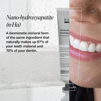 Boka Fluoride Free Toothpaste, Nano Hydroxyapatite Toothpaste, Appropriate for Sensitive Teeth, for Adult, Kids Oral Care - Whitening* Refresh Mint, 4 Fl Oz 1Pk