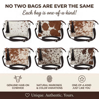 Trec Tech Western Crossbody bag for Women Hair-On Cowhide Purse