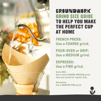 GROUNDWORK Ethiopia Heirloom Blend - Whole Bean Coffee Light Roast - USDA Organic Single Origin Coffee - 12oz (Pack of 1)