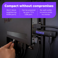 Roku Streaming Stick HD — HD Streaming Device for TV with Roku Voice Remote, Free & Live TV