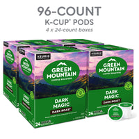 Green Mountain Coffee Roasters Dark Magic, Single-Serve Keurig K-Cup Pods, Dark Roast Coffee Pods, 96 Count
