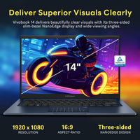 ASUS Vivobook 14" FHD Business Laptop, Intel i7-1355U, 40GB RAM, 1.28TB Storage(1TB SSD+288GB Docking Station Set), Intel UHD Graphics, Number Pad, Wi-Fi 5, Webcam, Win 11 Pro, Quiet Blue