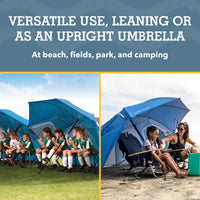 Sport-Brella Super-Brella UPF 50+ Sun & Rain Canopy Umbrella – 8-Foot Beach, Sports & Camping Shelter