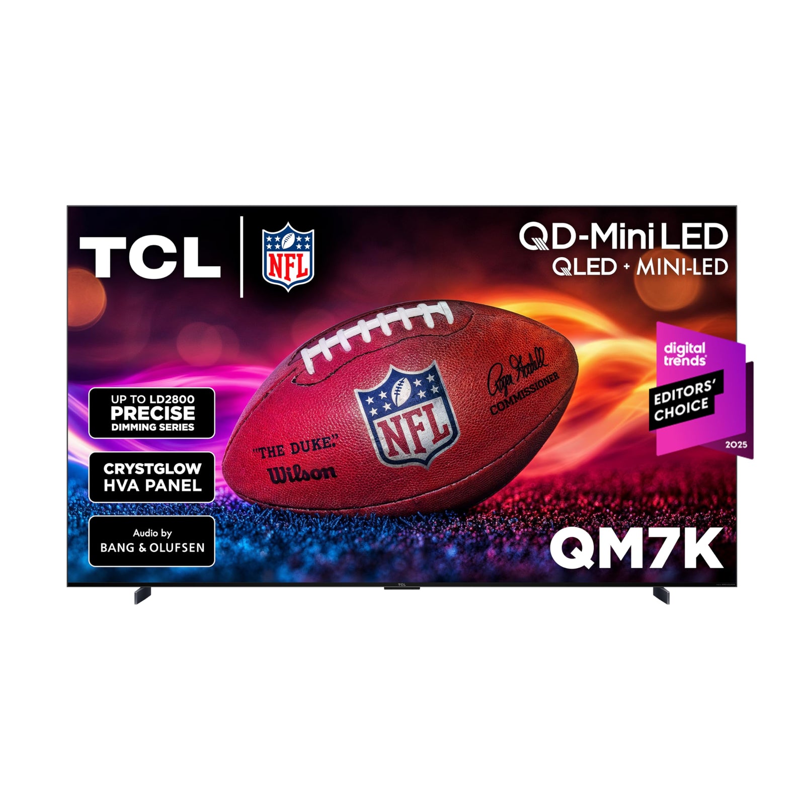 TCL 98 Inch Class QM7K Series | Mini LED QLED 4K HDR | 98QM7K, 2025 Model | 120HZ-144HZ Anti Reflective Screen Smart Google TV Dolby Atmos Onkyo Audio | Voice Remote Alexa Gaming Streaming Television
