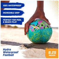 SwimWays Hydro Waterproof Football for Outdoor and Pool Games; Ages 5+
