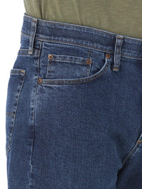Wrangler Authentics Men's Comfort Flex Waistband Short, Dark Stonewash, 36
