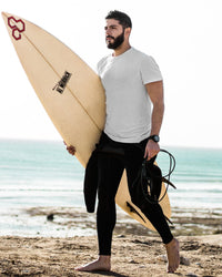 Willit Men's Rashguard Swim Shirt Short Sleeve UPF 50+ Sun Protection SPF Quick Dry Water Shirt White L