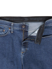 Wrangler Authentics Men's Comfort Flex Waistband Short, Dark Stonewash, 36