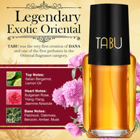 TABU EAU DE COLOGNE SPRAY 2.3 FL. OZ. BY DANA CLASSIC FRAGRANCES