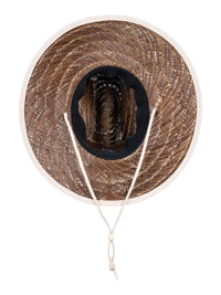 Roxy Women's Tomboy Woven Straw Hat | Wide Brim | Adjustable | Sun Protection | Beach | Vacation | Natural - Beige, Small/Medium