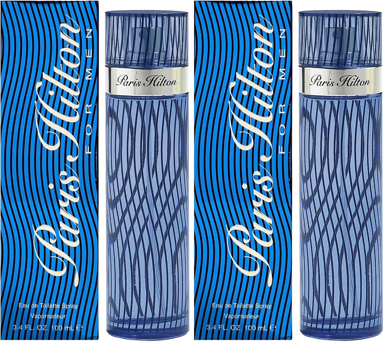 Paris Hilton Man Eau De Toilette, 3.4 Fl Oz | Pack of 2