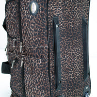 Rockland 22" Polyester Rolling Duffel Bag, Leopard